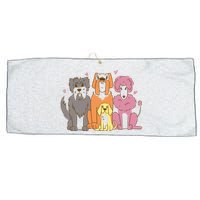 Dog Lover Cute Pet Gift Large Microfiber Waffle Golf Towel