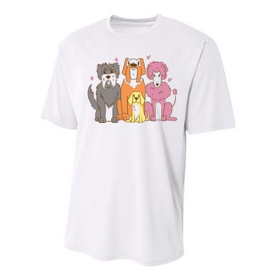 Dog Lover Cute Pet Gift Performance Sprint T-Shirt