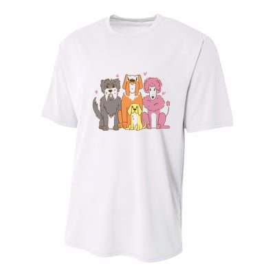 Dog Lover Cute Pet Gift Youth Performance Sprint T-Shirt