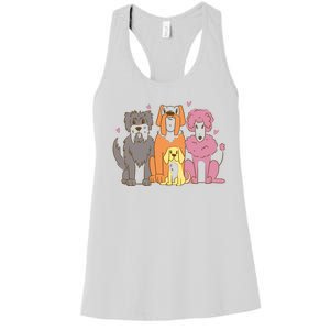 Dog Lover Cute Pet Gift Women's Racerback Tank