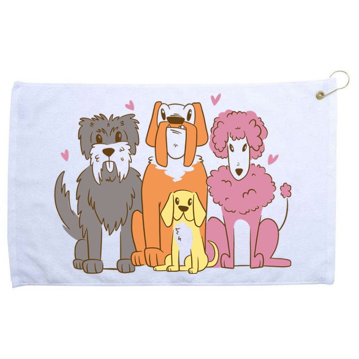 Dog Lover Cute Pet Gift Grommeted Golf Towel