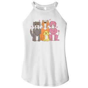 Dog Lover Cute Pet Gift Women's Perfect Tri Rocker Tank