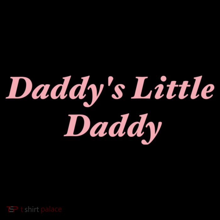 Daddy's Little Daddy Funny Drawstring Bag