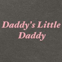 Daddy's Little Daddy Funny Cotton Canvas Backpack