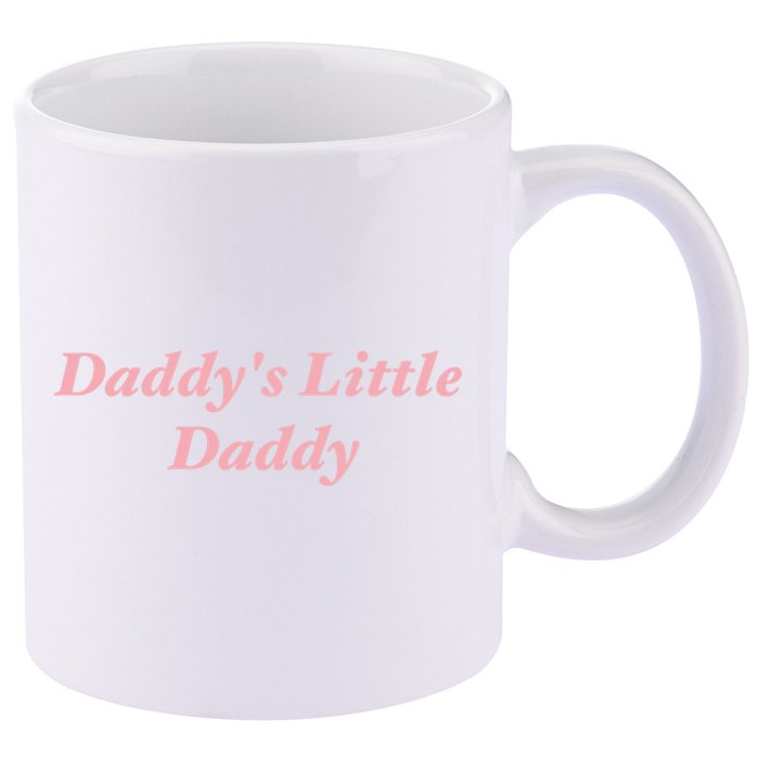 Daddy's Little Daddy Funny 11oz C Handle Ceramic Mug