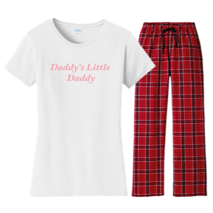 Daddy's Little Daddy Funny Women's Flannel Pajama Set