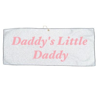 Daddy's Little Daddy Funny Large Microfiber Waffle Golf Towel