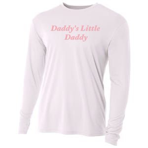 Daddy's Little Daddy Funny Cooling Performance Long Sleeve Crew