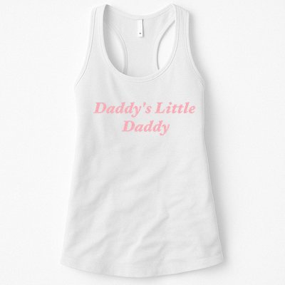 Daddy's Little Daddy Funny Womens Tank Top