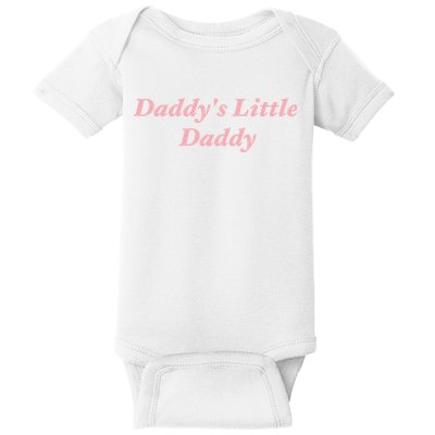 Daddy's Little Daddy Funny Baby Bodysuit
