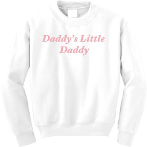 Daddy's Little Daddy Funny Kids Sweatshirt