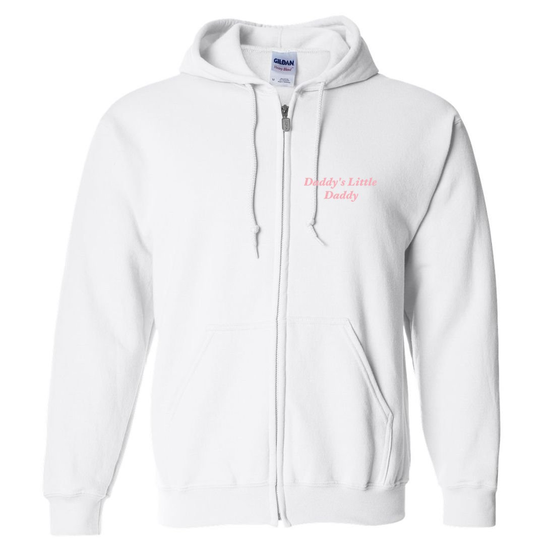 Daddy's Little Daddy Funny Full Zip Hoodie