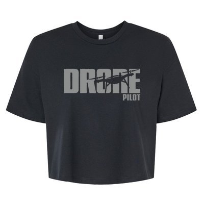 Drone Life Design For Drone Pilot And Drone Operator Bella+Canvas Jersey Crop Tee