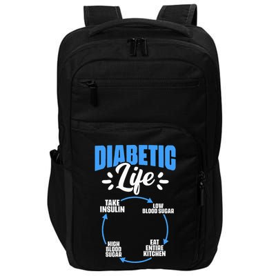 Diabetic Life Diabetes Warrior Diabetes Awareness Impact Tech Backpack