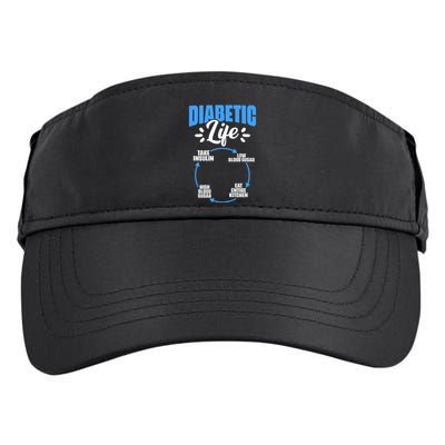 Diabetic Life Diabetes Warrior Diabetes Awareness Adult Drive Performance Visor