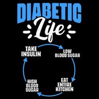 Diabetic Life Diabetes Warrior Diabetes Awareness Baby Bodysuit