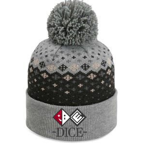 D.I.C.E. Logo The Baniff Cuffed Pom Beanie