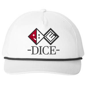 D.I.C.E. Logo Snapback Five-Panel Rope Hat