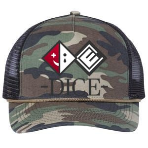 D.I.C.E. Logo Retro Rope Trucker Hat Cap