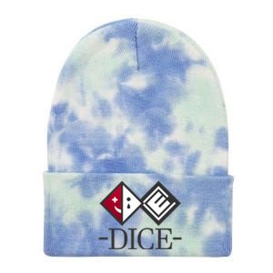 D.I.C.E. Logo Tie Dye 12in Knit Beanie