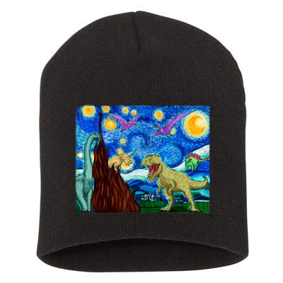 Dinosaur Lover Dinosaur Art T Rex Art Dinosaur Short Acrylic Beanie