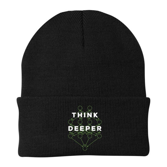 Deep Learning Data Scientist Gift Ai Developer Knit Cap Winter Beanie