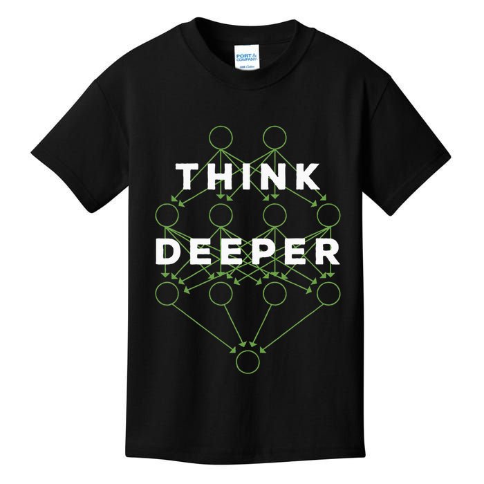 Deep Learning Data Scientist Gift Ai Developer Kids T-Shirt