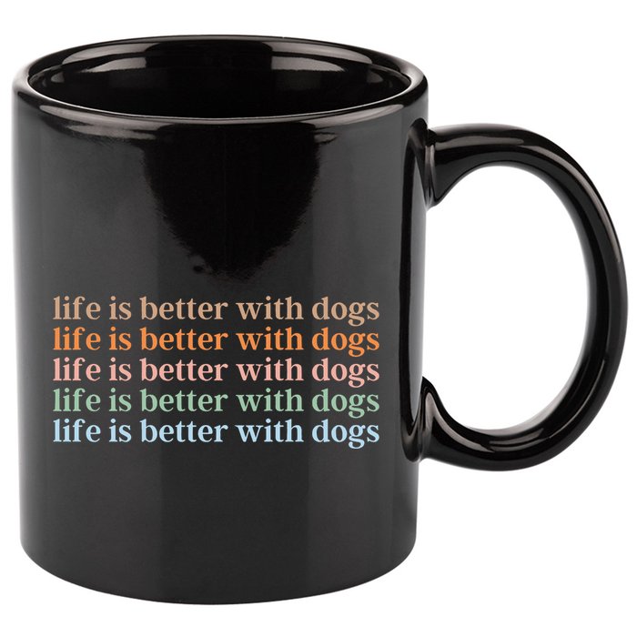 Dog Lover 11oz C Handle Ceramic Mug
