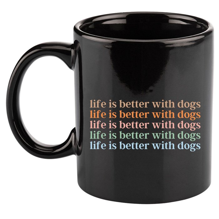 Dog Lover 11oz C Handle Ceramic Mug
