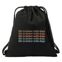 Dog Lover Drawstring Bag