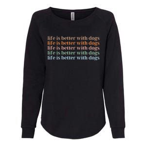 Dog Lover Womens California Wash Sweatshirt