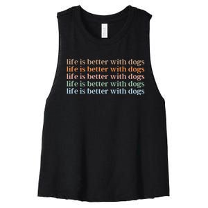 Dog Lover Women's Racerback Cropped Tank