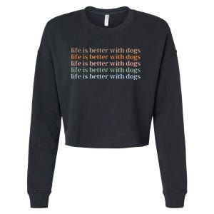 Dog Lover Cropped Pullover Crew