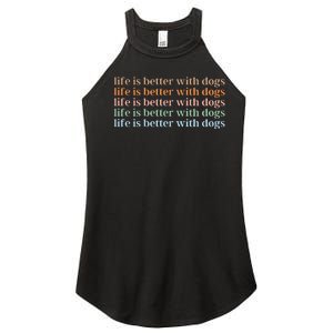 Dog Lover Women's Perfect Tri Rocker Tank