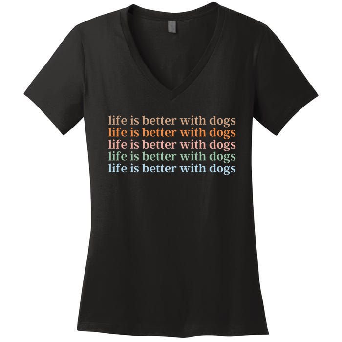 Dog Lover Women's V-Neck T-Shirt