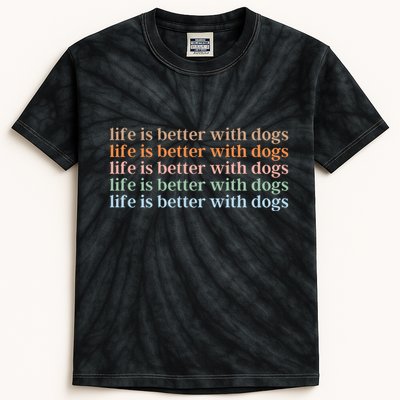 Dog Lover Kids Tie-Dye T-Shirt