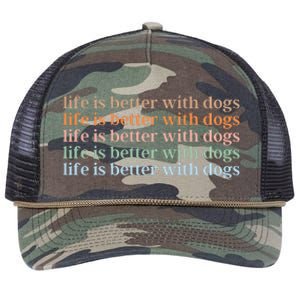 Dog Lover Retro Rope Trucker Hat Cap