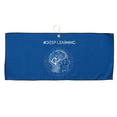 Deep Learning Data Science Machine Learning AI Large Microfiber Waffle Golf Towel