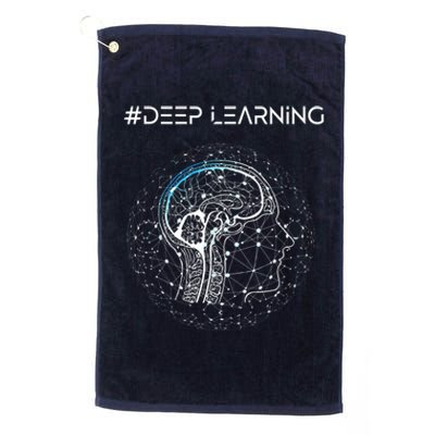 Deep Learning Data Science Machine Learning AI Platinum Collection Golf Towel