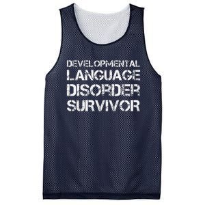 Developmental Language Disorder Survivor Mesh Reversible Basketball Jersey Tank