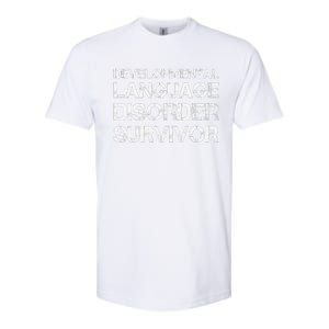 Developmental Language Disorder Survivor Softstyle CVC T-Shirt