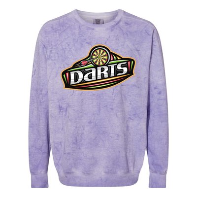 Darts Logo Colorblast Crewneck Sweatshirt