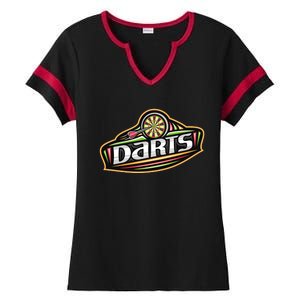 Darts Logo Ladies Halftime Notch Neck Tee