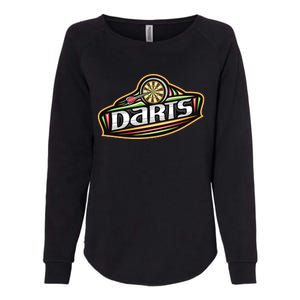 Darts Logo Womens California Wash Sweatshirt