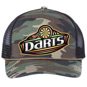 Darts Logo Retro Rope Trucker Hat Cap