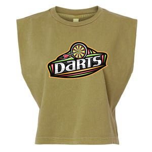 Darts Logo Garment-Dyed Women's Muscle Tee