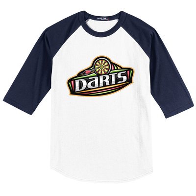 Darts Logo Baseball Sleeve Shirt