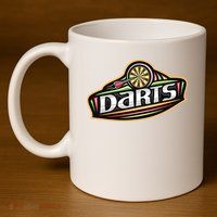 Darts Logo 11oz C Handle Ceramic Mug