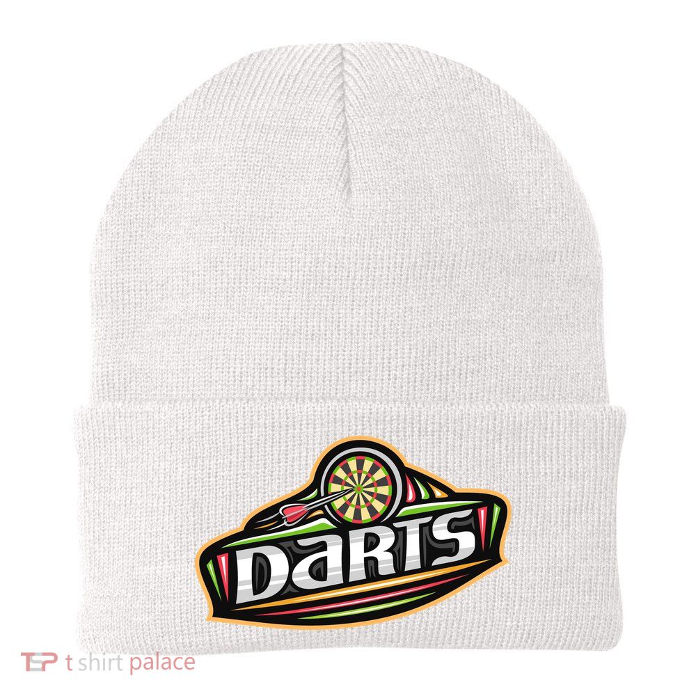 Darts Logo Knit Cap Winter Beanie