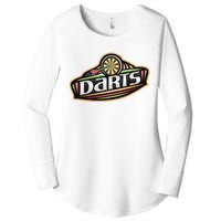 Darts Logo Women's Perfect Tri Tunic Long Sleeve Shirt